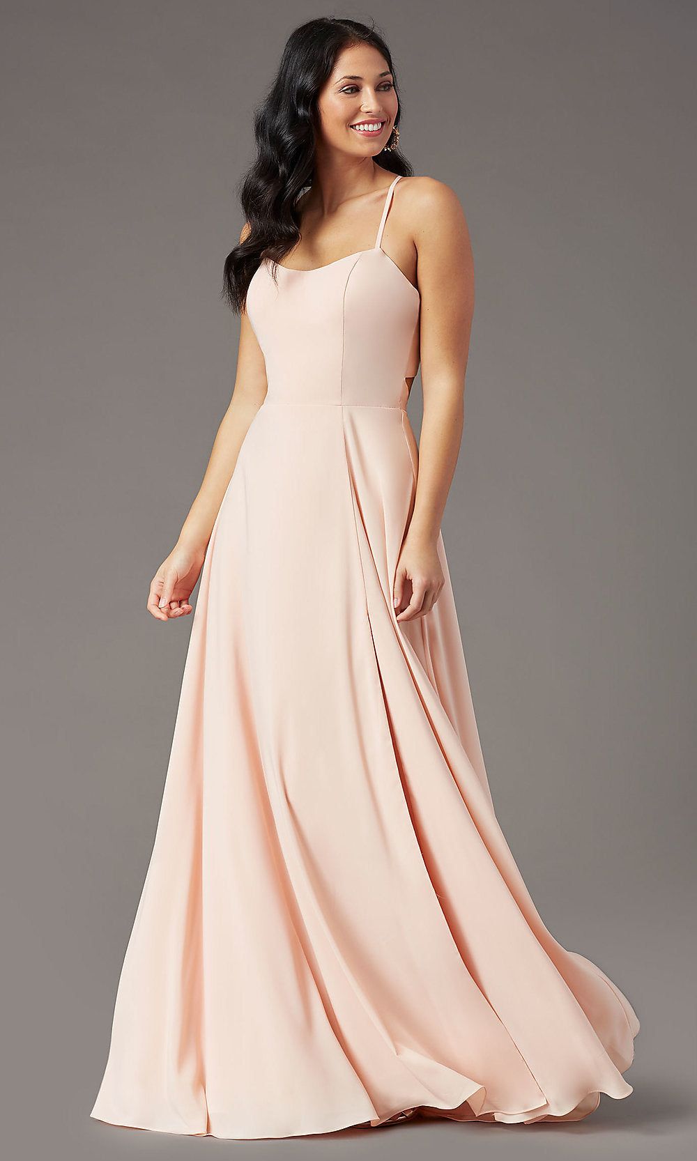 Long Sweetheart Chiffon Prom Dress by PromGirl sold by PromGirl