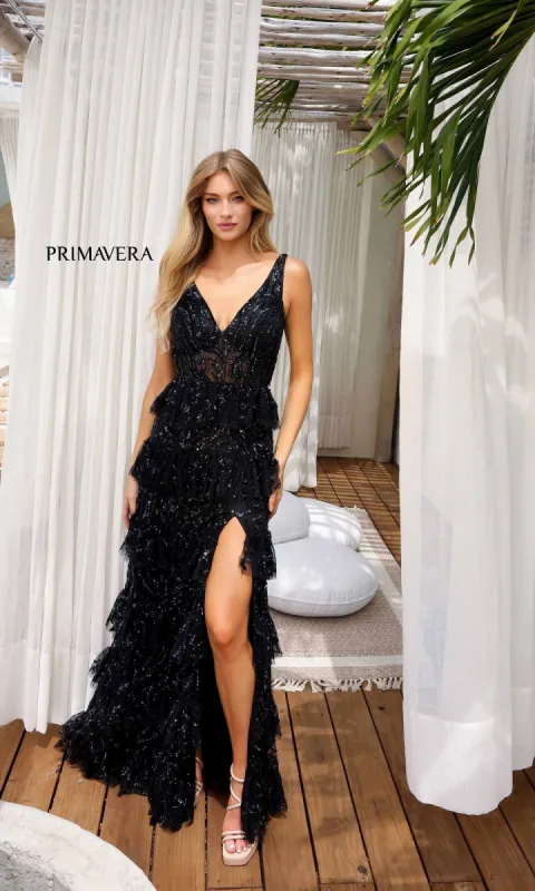 Long Formal Dress 4295 by Primavera sold by PromGirl