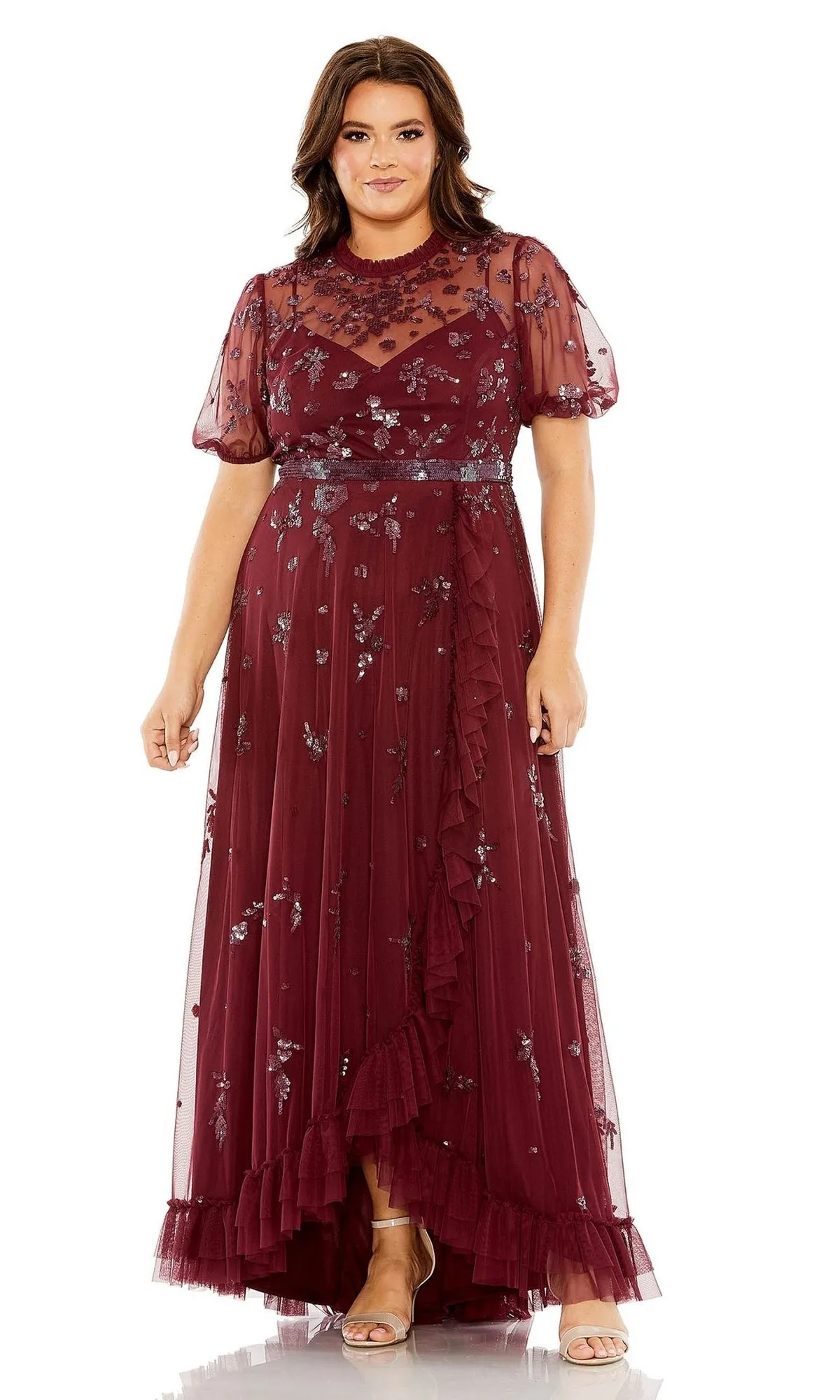 Long Plus-Size Prom Dress 9269 by Mac Duggal sold by PromGirl