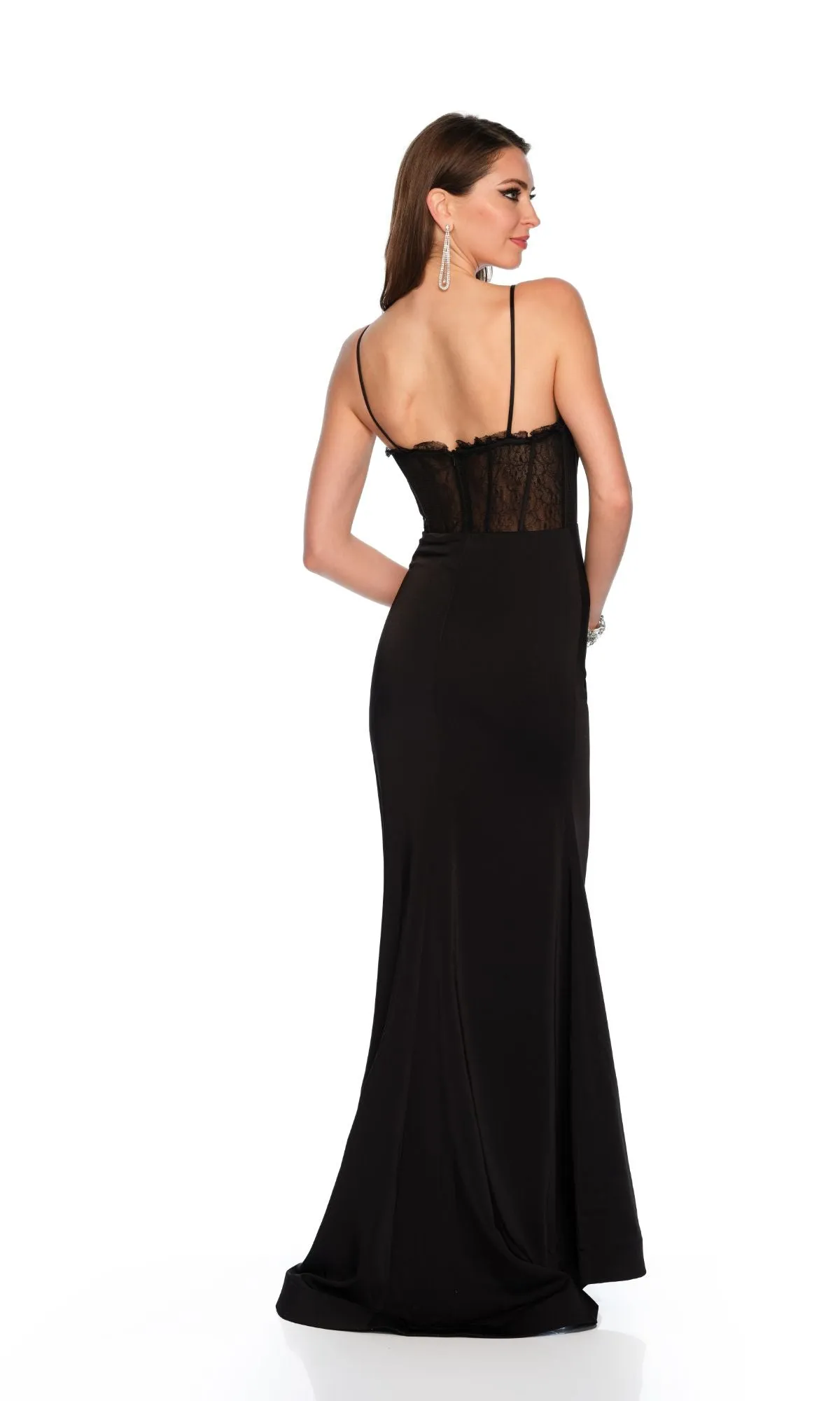 Long Formal Dress 11572 by Dave and Johnny sold by PromGirl product image thumbnail 2
