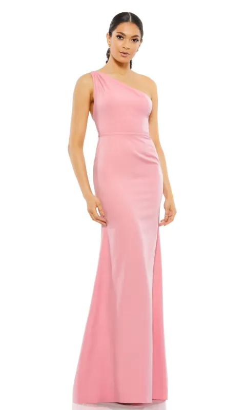 One-Shoulder Strappy-Back Long Formal Dress 26266 sold by PromGirl
