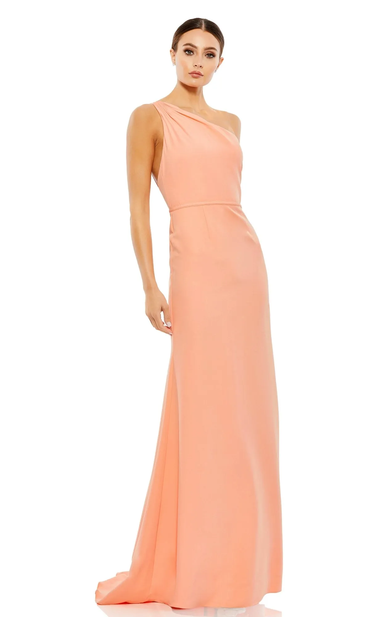 One-Shoulder Strappy-Back Long Formal Dress 26266 sold by PromGirl product image thumbnail 4