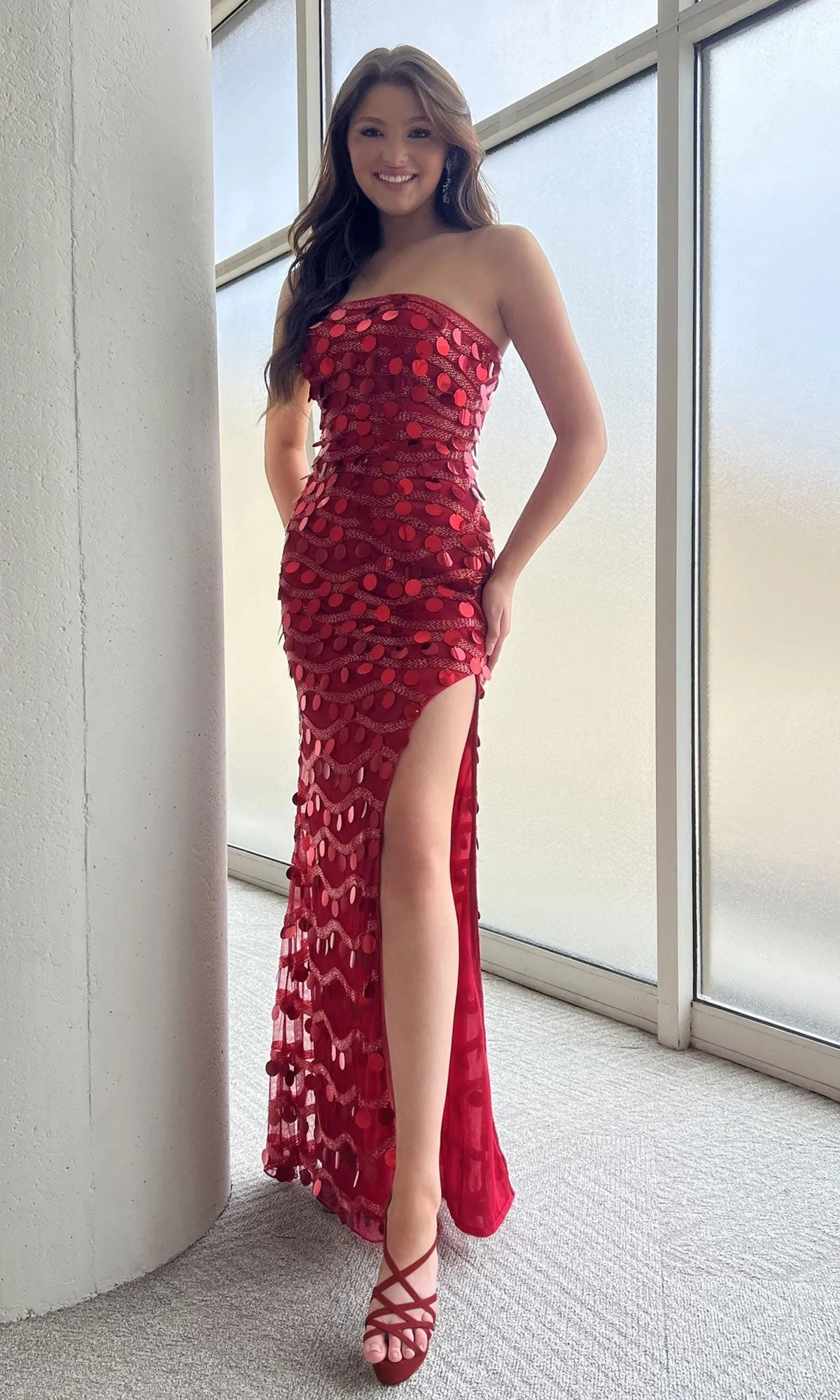 Long Prom Dress 91003 by iNtrigue sold by PromGirl product image thumbnail 3