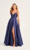 Ellie Wilde Long A-Line Satin Prom Dress EW35232 sold by PromGirl