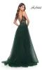 Lace-Bodice Long Tulle Prom Dress: La Femme 31507 sold by PromGirl