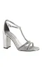 Gwen Silver 3.25 in High Heels for Prom sold by PromGirl