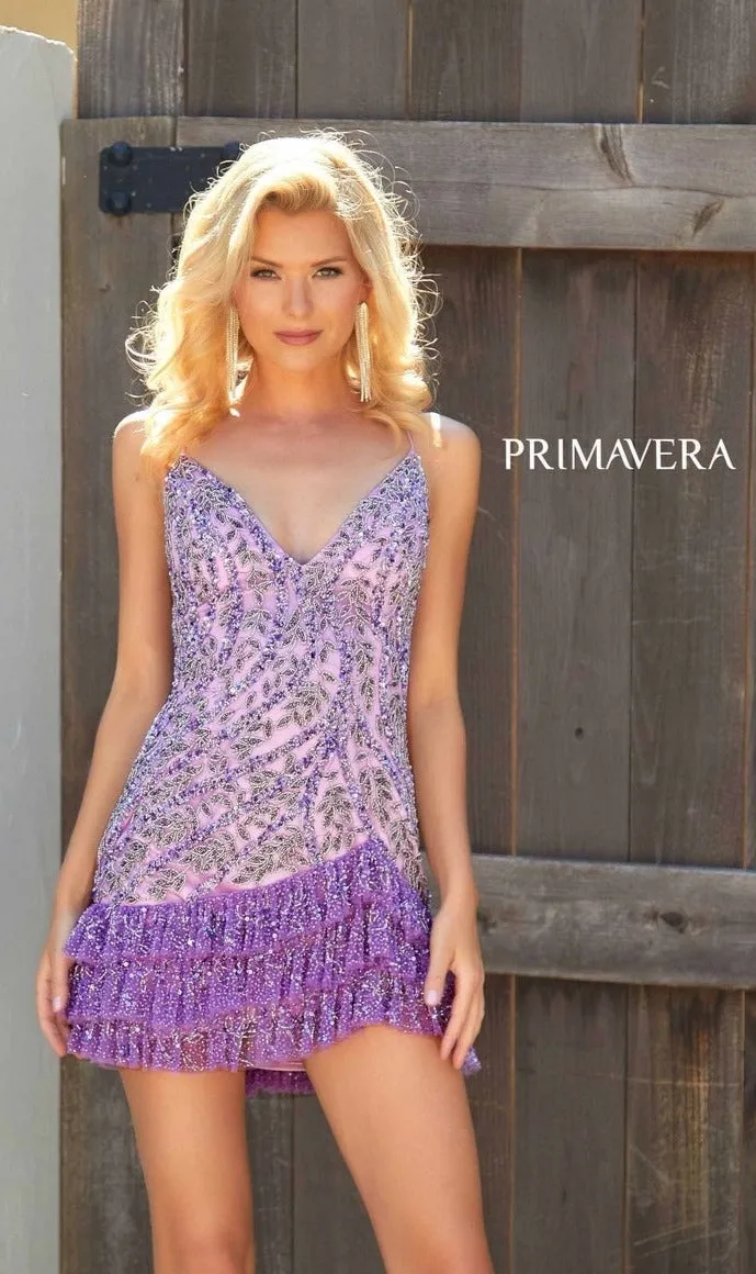 Short Homecoming Dress 4242 by Primavera sold by PromGirl product image thumbnail 5