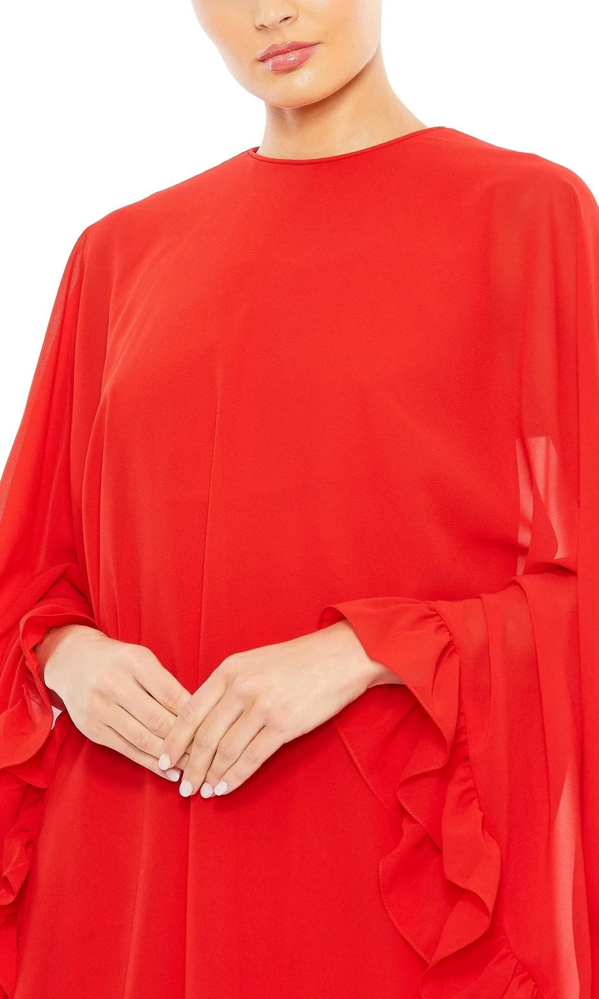 La Femme Side-Ruffle Long Prom Dress 28294 sold by PromGirl product image thumbnail 4