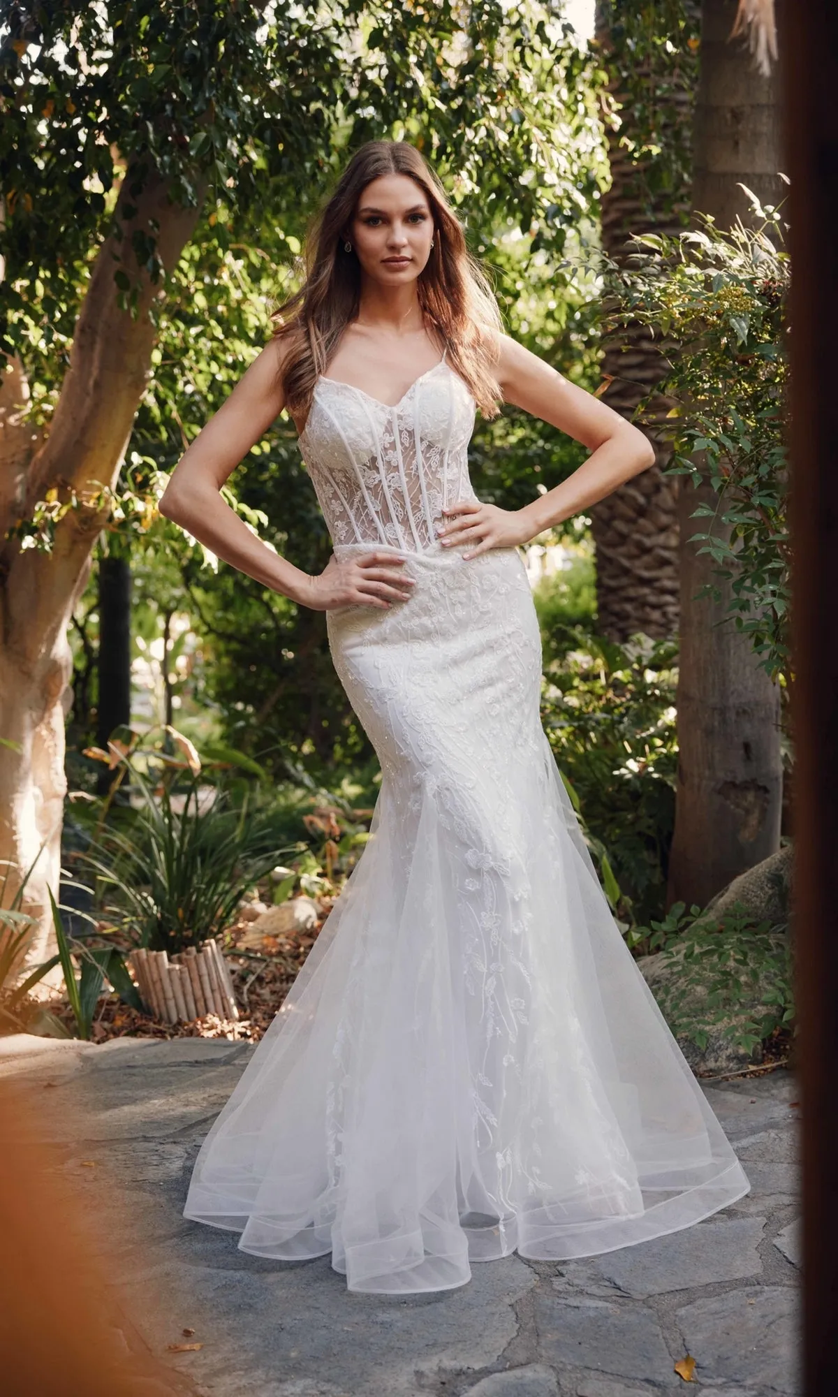 Off-White Long Prom Dress: Juliet JT2441SW sold by PromGirl
