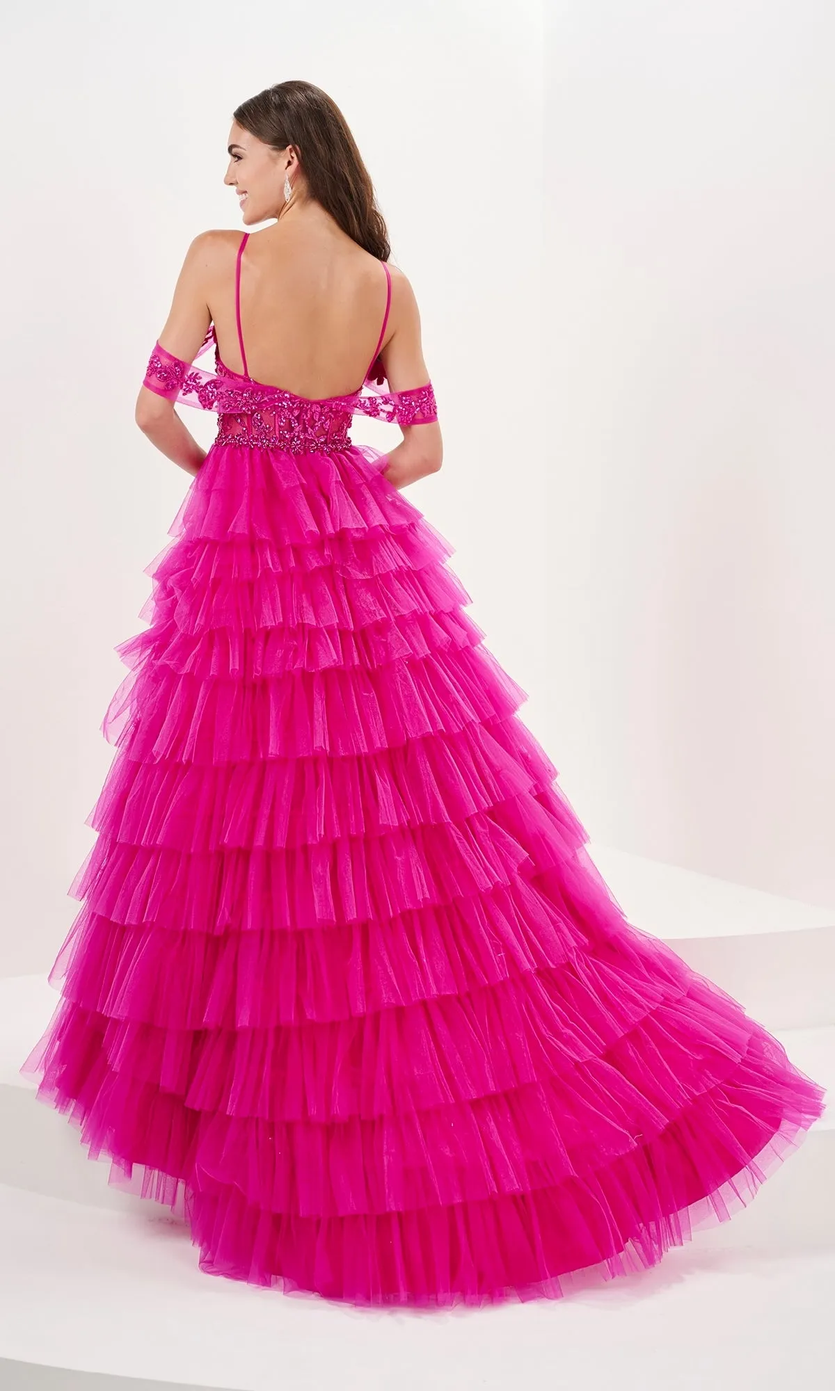 Long Prom Dress 16067 by Tiffany sold by PromGirl product image thumbnail 2
