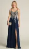 Lace-Up Open-Back Long Prom Dress: Chicas C5124 sold by PromGirl