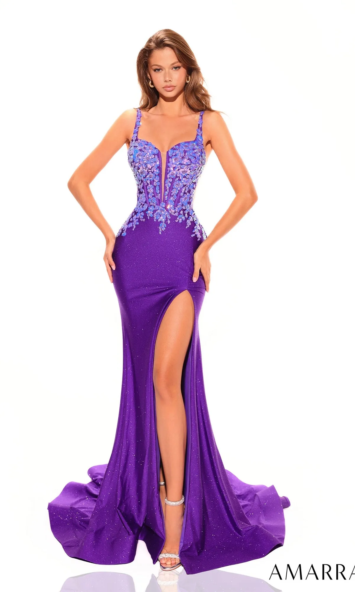 Amarra Long Prom Dress 88759 sold by PromGirl product image thumbnail 4