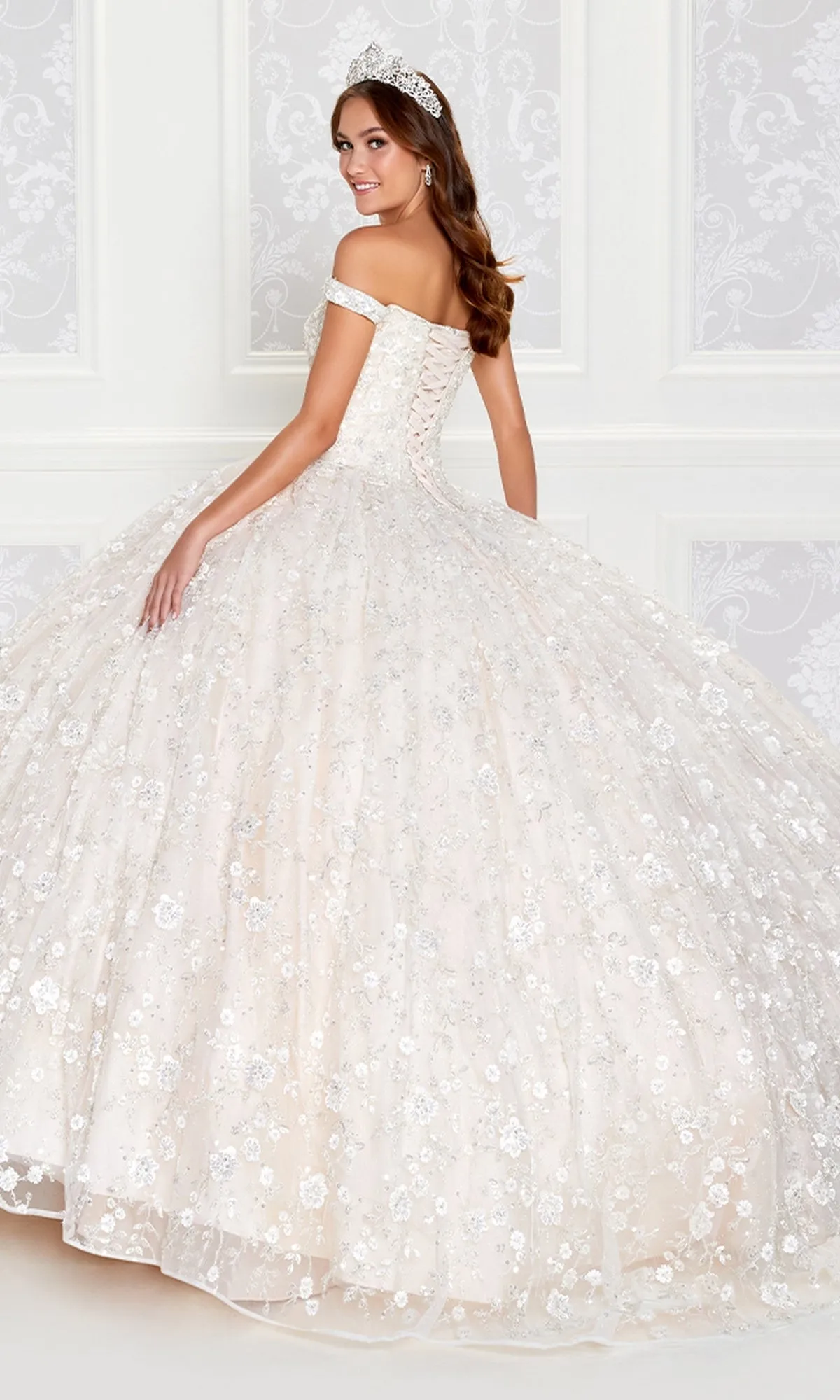 Princesa Glow-in-the-Dark Quince Dress PR12266 sold by PromGirl product image thumbnail 2