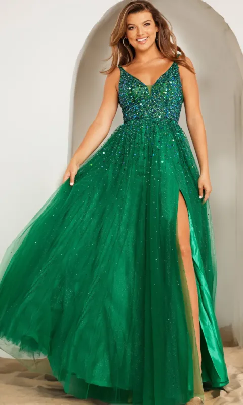 JVN by Jovani Long Prom Dress JVN38437 sold by PromGirl