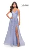 La Femme Strappy-Back Long A-Line Prom Dress 31503 sold by PromGirl