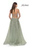 La Femme Strappy-Back Long A-Line Prom Dress 31503 sold by PromGirl