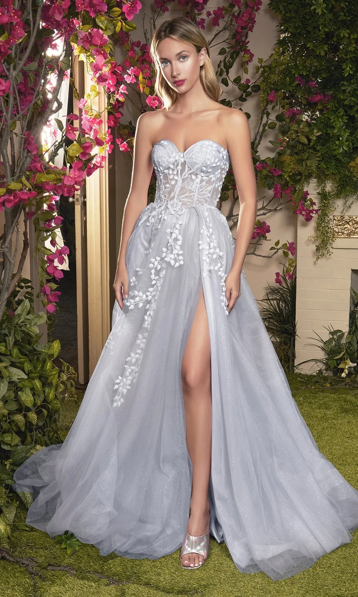 Strapless Sweetheart Prom Ball Gown A1029 sold by PromGirl