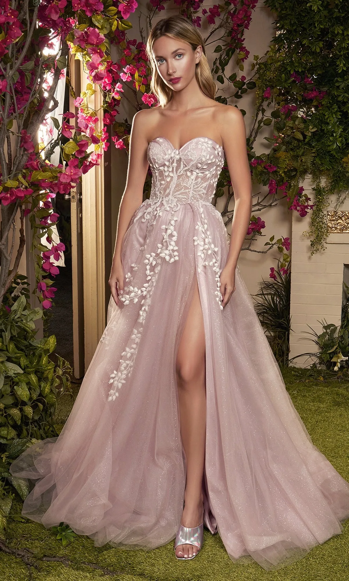 Strapless Sweetheart Prom Ball Gown A1029 sold by PromGirl product image thumbnail 3