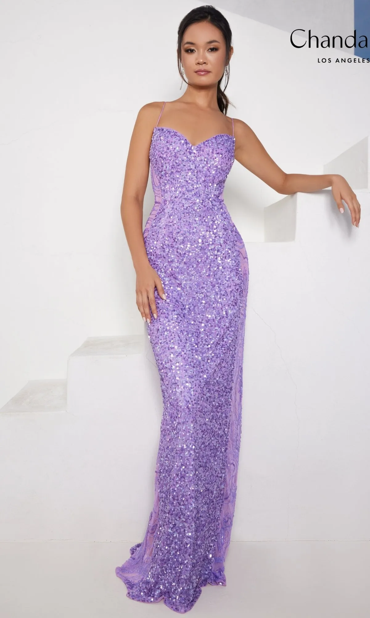 Long Prom Dress 30124 by Chandalier sold by PromGirl product image thumbnail 3