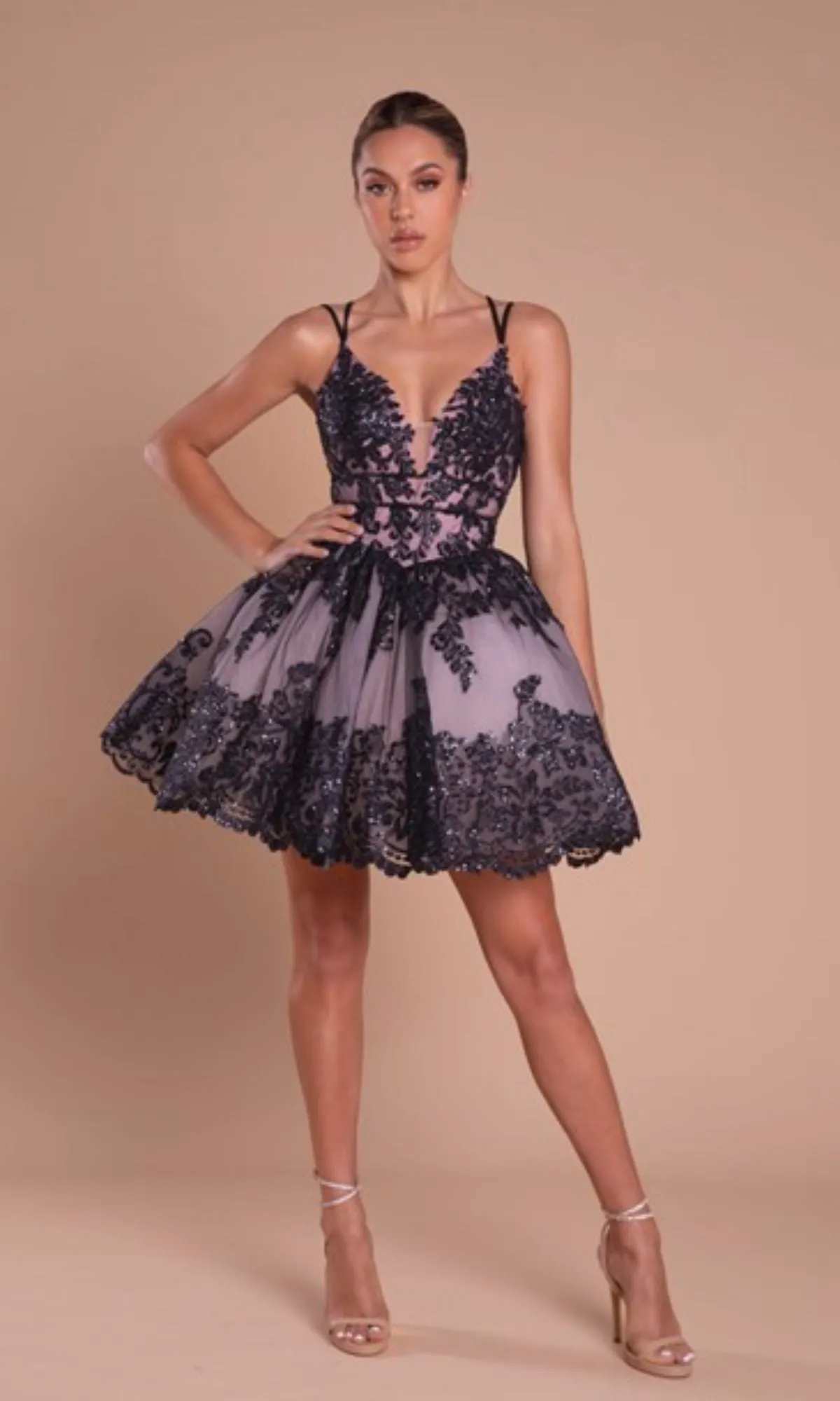 Short Party Dress PS21007 by Portia and Scarlett sold by PromGirl