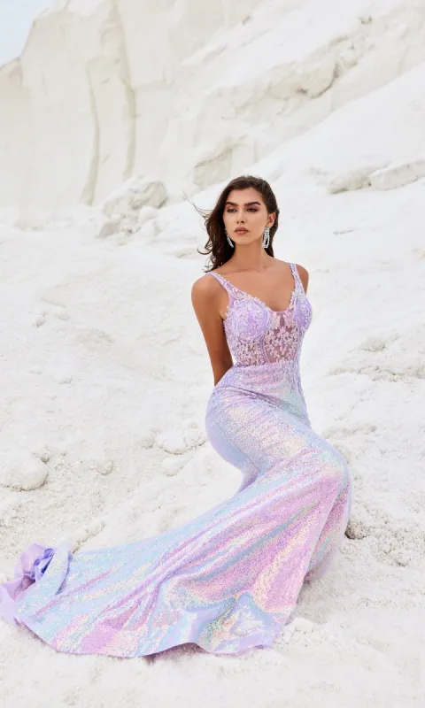 Long Prom Dress 12118 by Blush sold by PromGirl