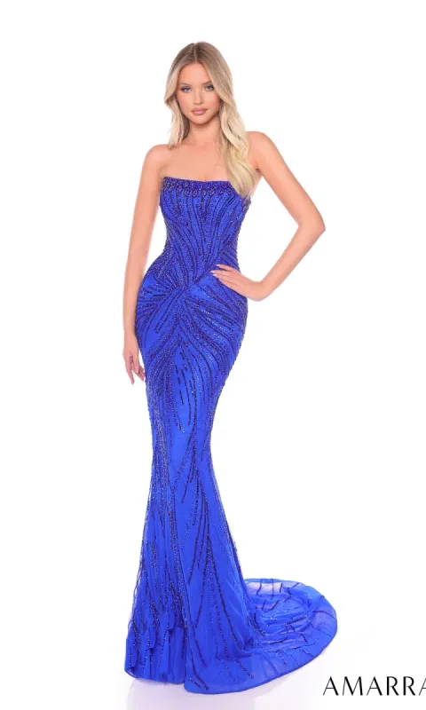 Long Formal Dress 88095 by Amarra sold by PromGirl