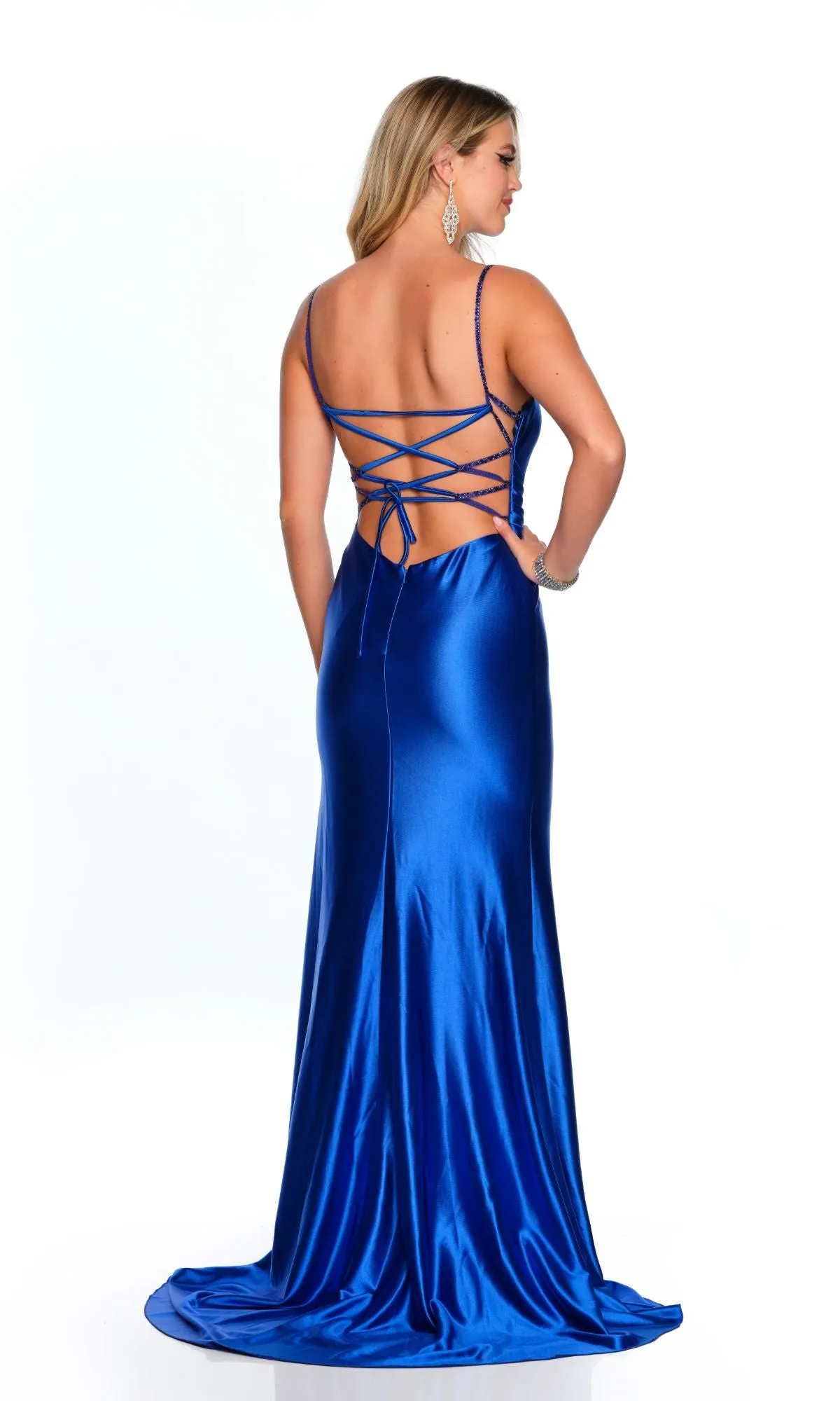 Long Formal Dress 11556 by Dave and Johnny sold by PromGirl product image thumbnail 2