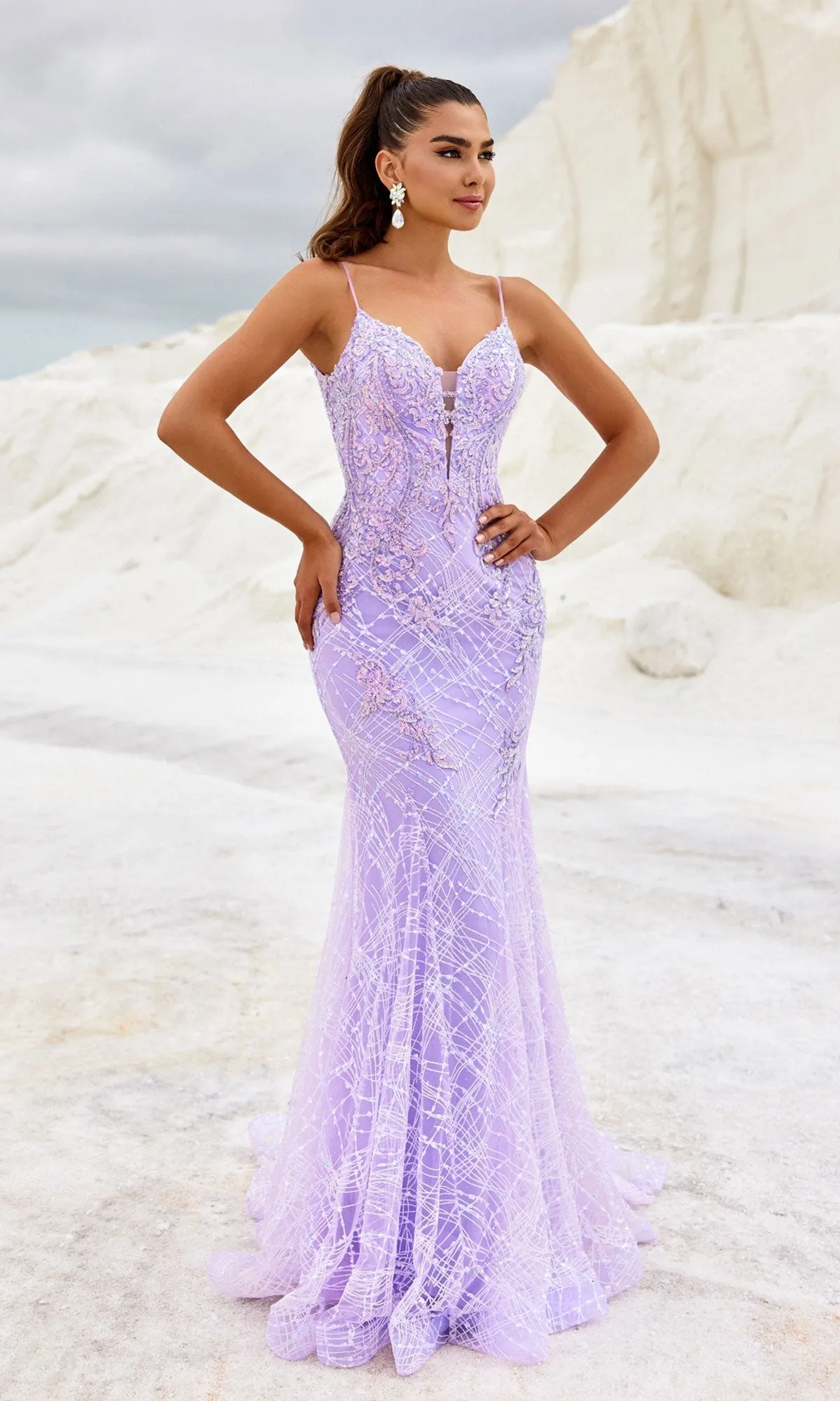 Long Prom Dress 12175 by Blush sold by PromGirl