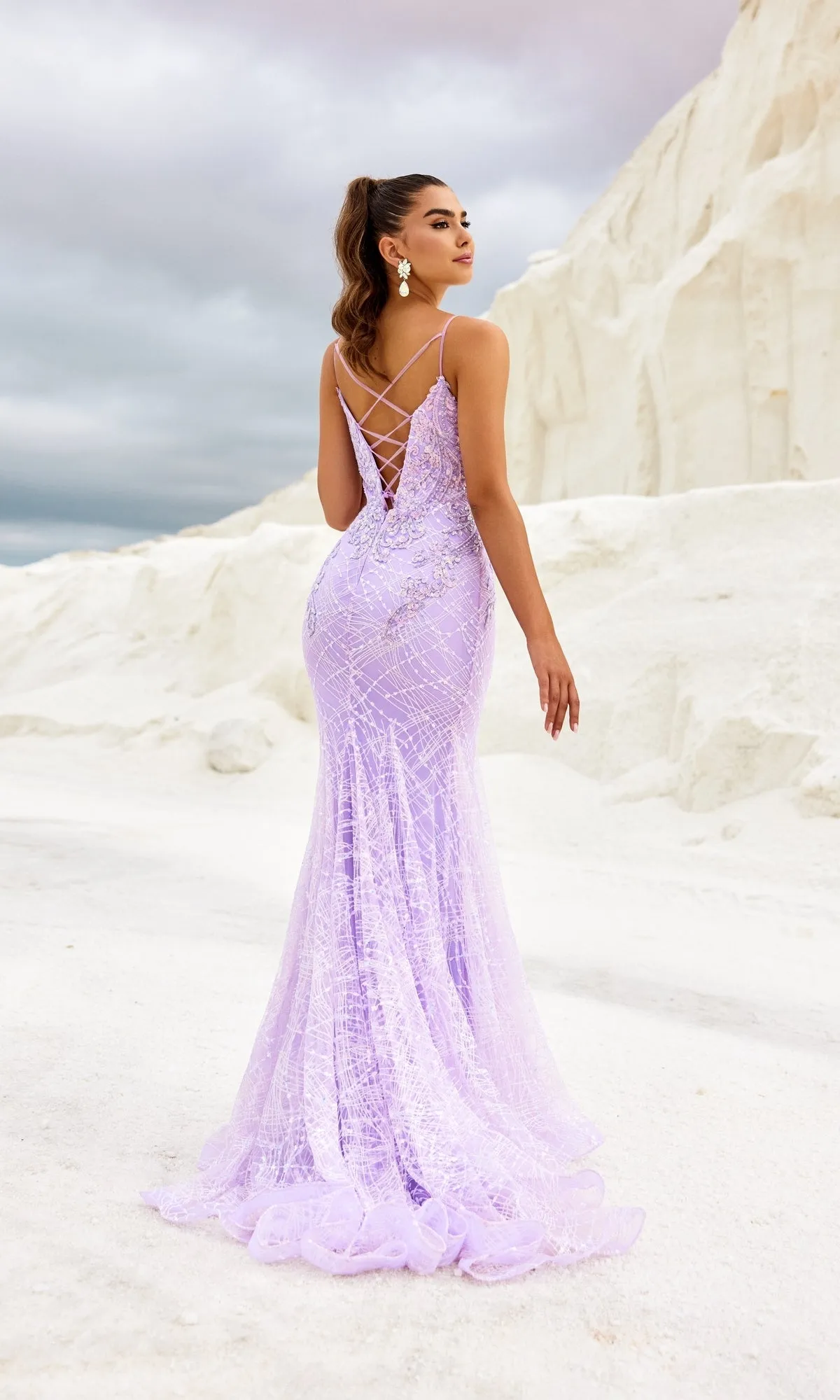 Long Prom Dress 12175 by Blush sold by PromGirl product image thumbnail 2