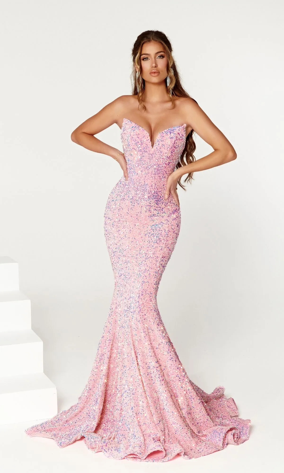 Long Prom Dress PS21208 by Portia and Scarlett sold by PromGirl product image thumbnail 3