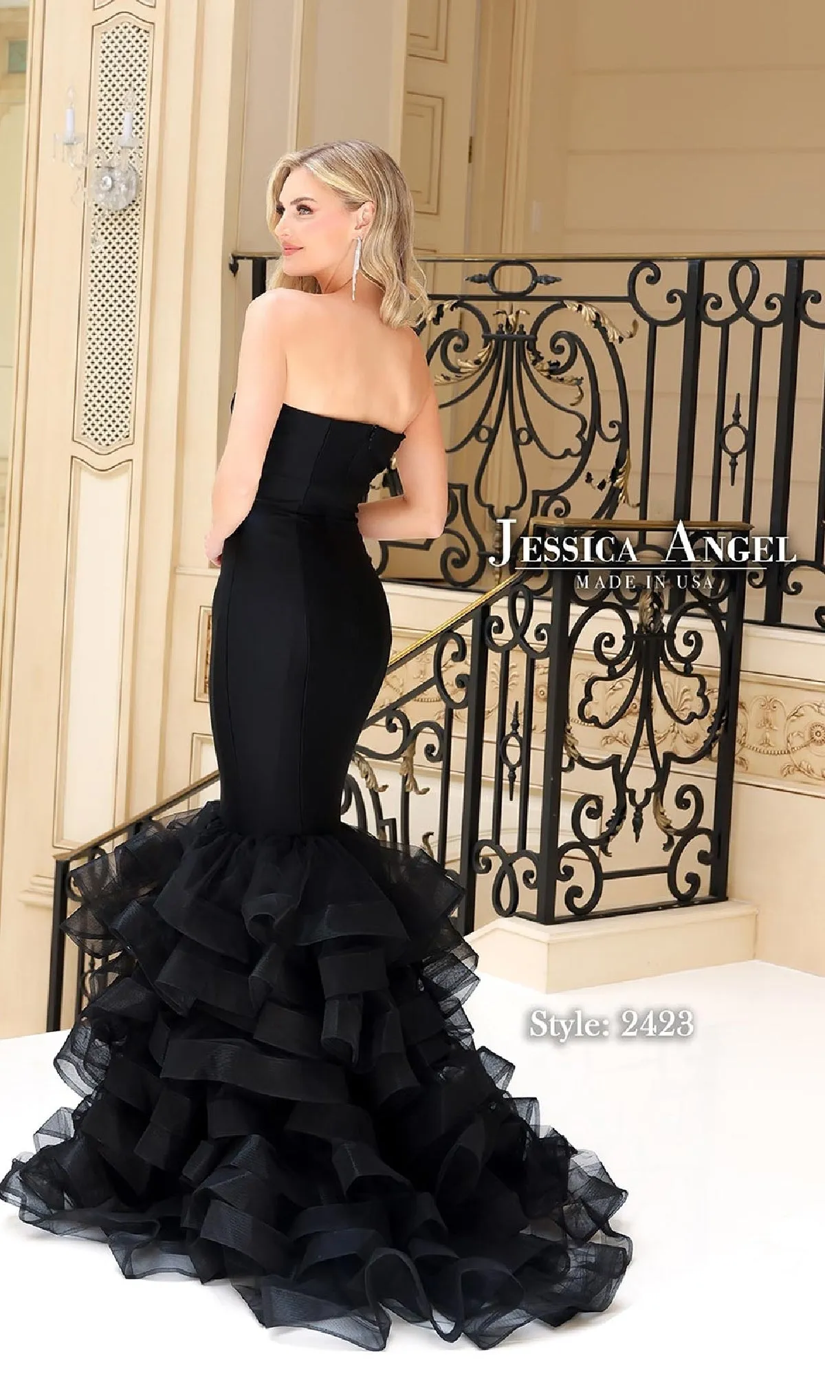 Strapless Long Prom Dress: Jessica Angel 2423 sold by PromGirl product image thumbnail 2
