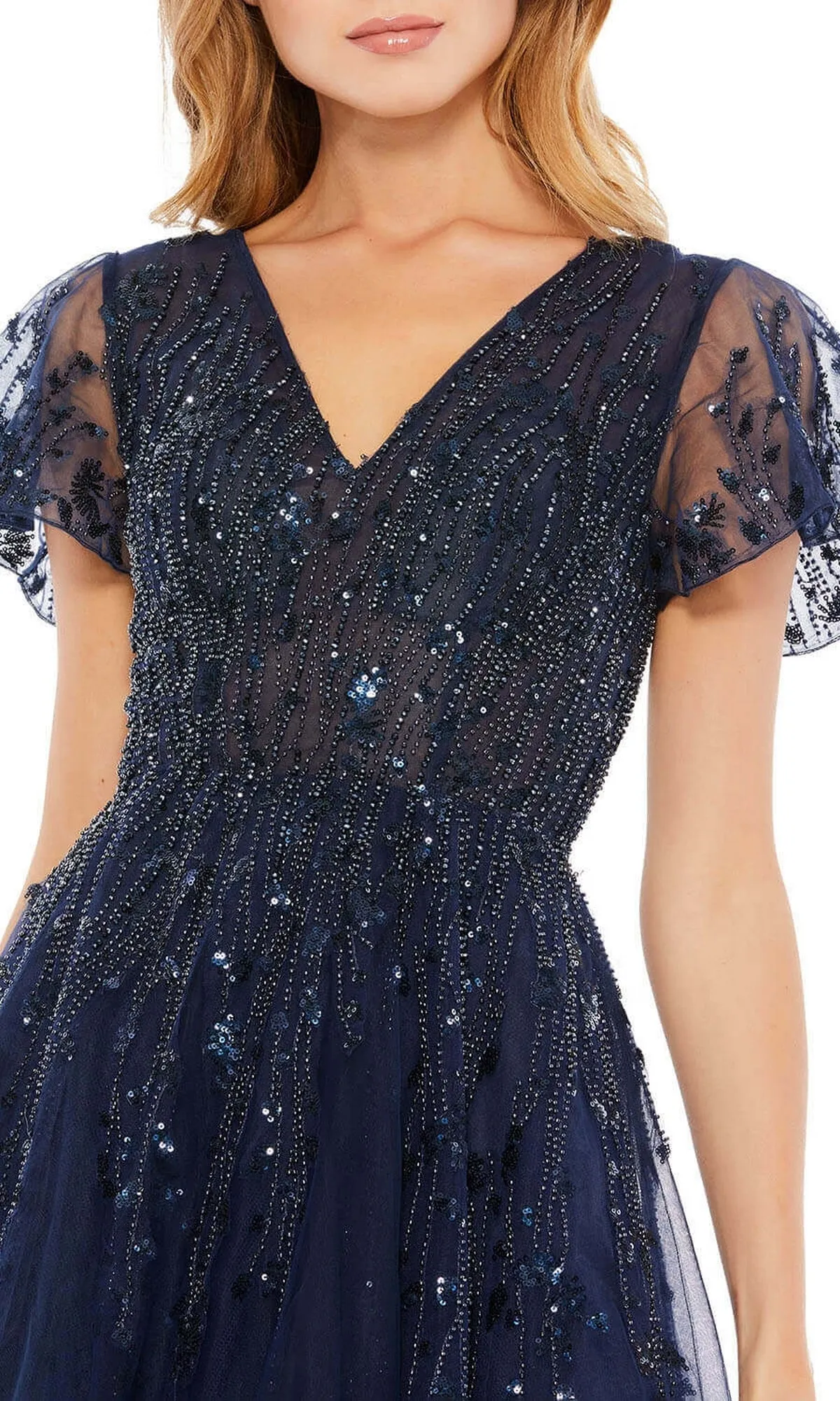 Short Wedding Guest Dress 20304 by Mac Duggal sold by PromGirl product image thumbnail 3