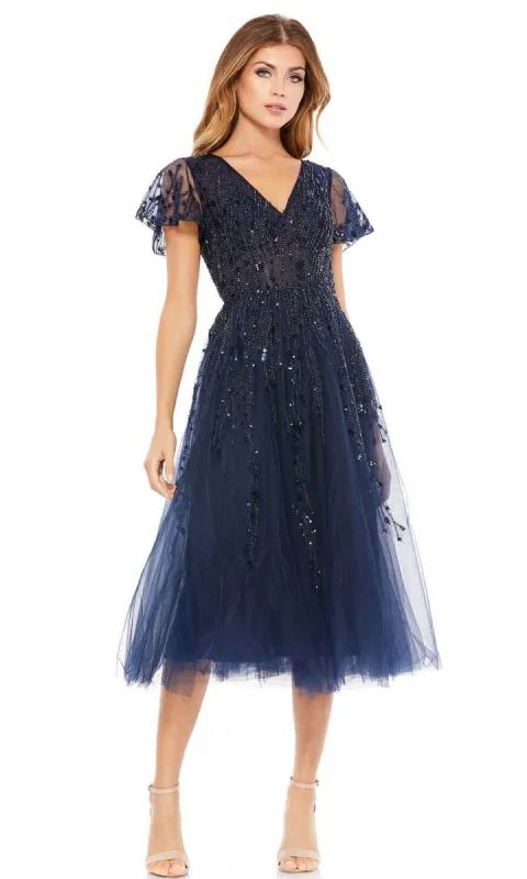 Short Wedding Guest Dress 20304 by Mac Duggal sold by PromGirl