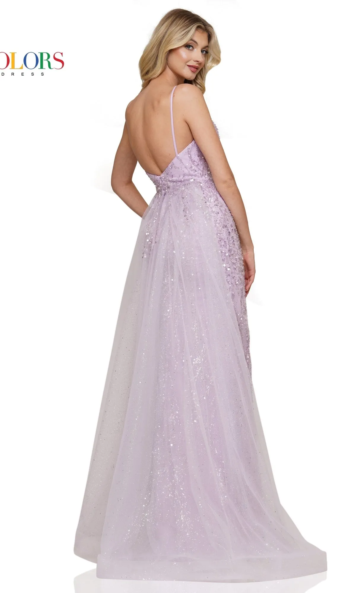 Long Prom Dress 3127 by Colors Dress sold by PromGirl product image thumbnail 2