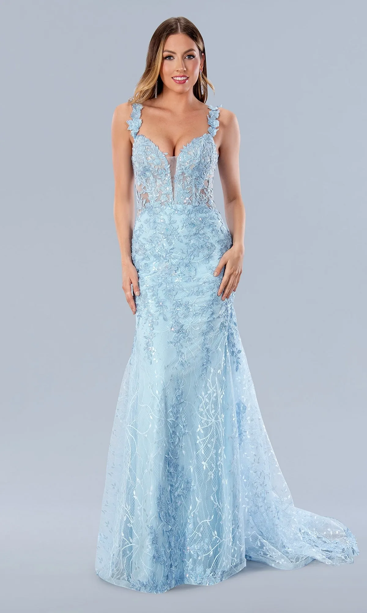 Long Prom Dress 24117 by Stella Couture sold by PromGirl product image thumbnail 3