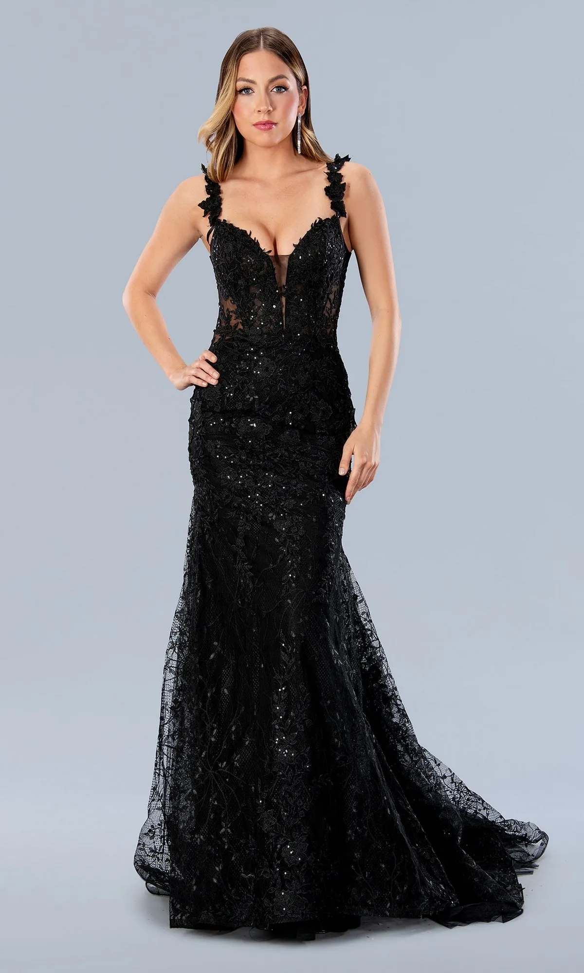 Long Prom Dress 24117 by Stella Couture sold by PromGirl product image thumbnail 4