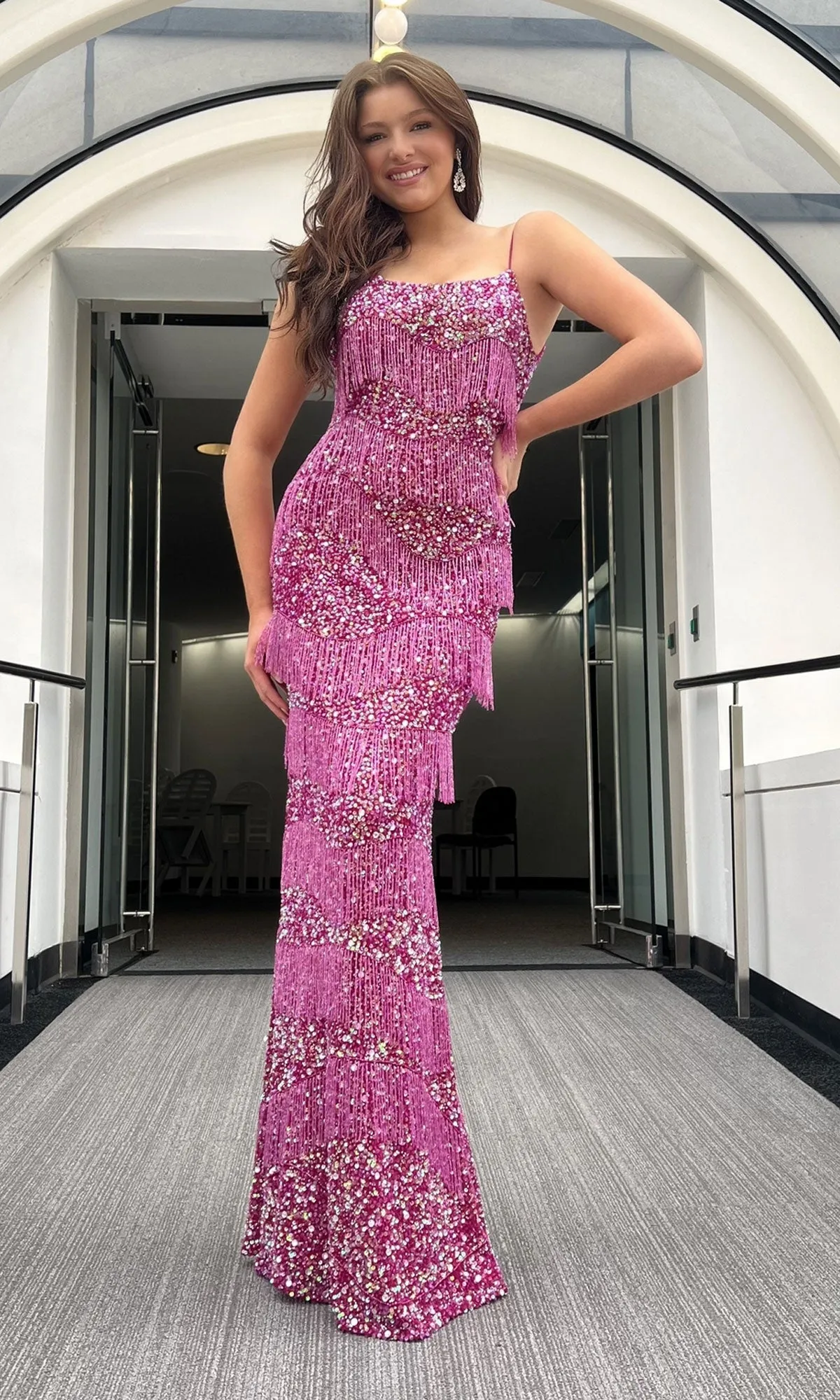 Long Prom Dress 91046 by iNtrigue sold by PromGirl product image thumbnail 3