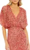 Short Sleeve Long Sequin Formal Dress: Mac Duggal 5640 sold by PromGirl