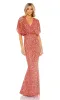 Short Sleeve Long Sequin Formal Dress: Mac Duggal 5640 sold by PromGirl