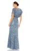 Short Sleeve Long Sequin Formal Dress: Mac Duggal 5640 sold by PromGirl