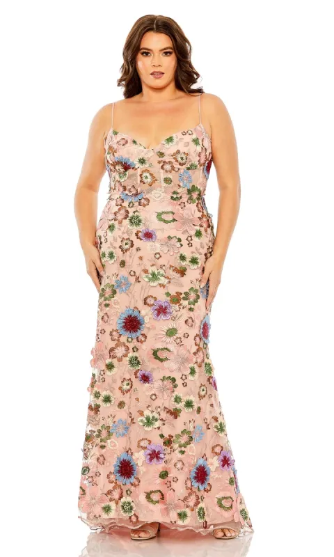 Long Plus-Size Formal Dress 68531 by Mac Duggal sold by PromGirl