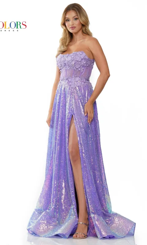 Long Prom Dress 3224 by Colors Dress sold by PromGirl