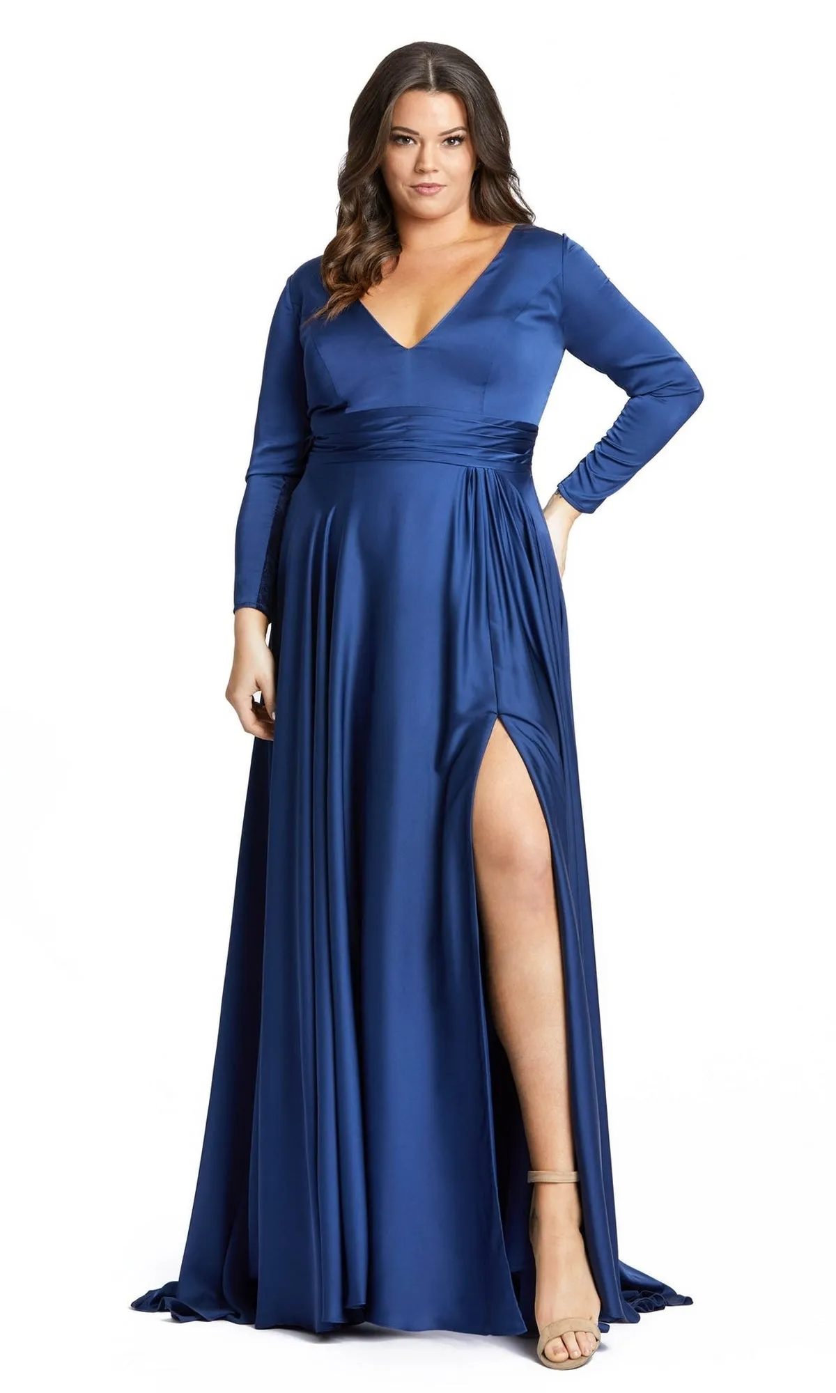 Long Plus-Size Prom Dress 55290 by Mac Duggal sold by PromGirl product image thumbnail 4