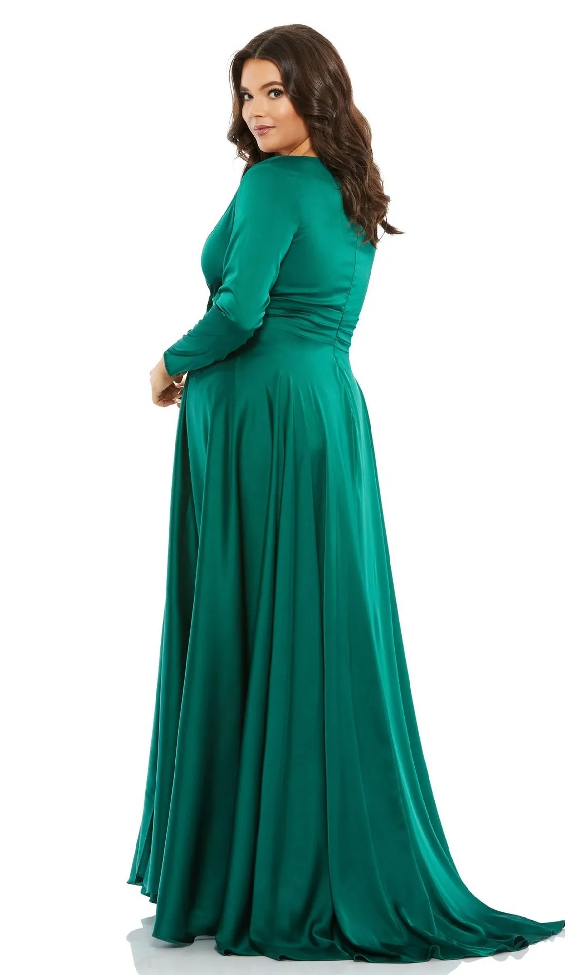 Long Plus-Size Prom Dress 55290 by Mac Duggal sold by PromGirl product image thumbnail 2