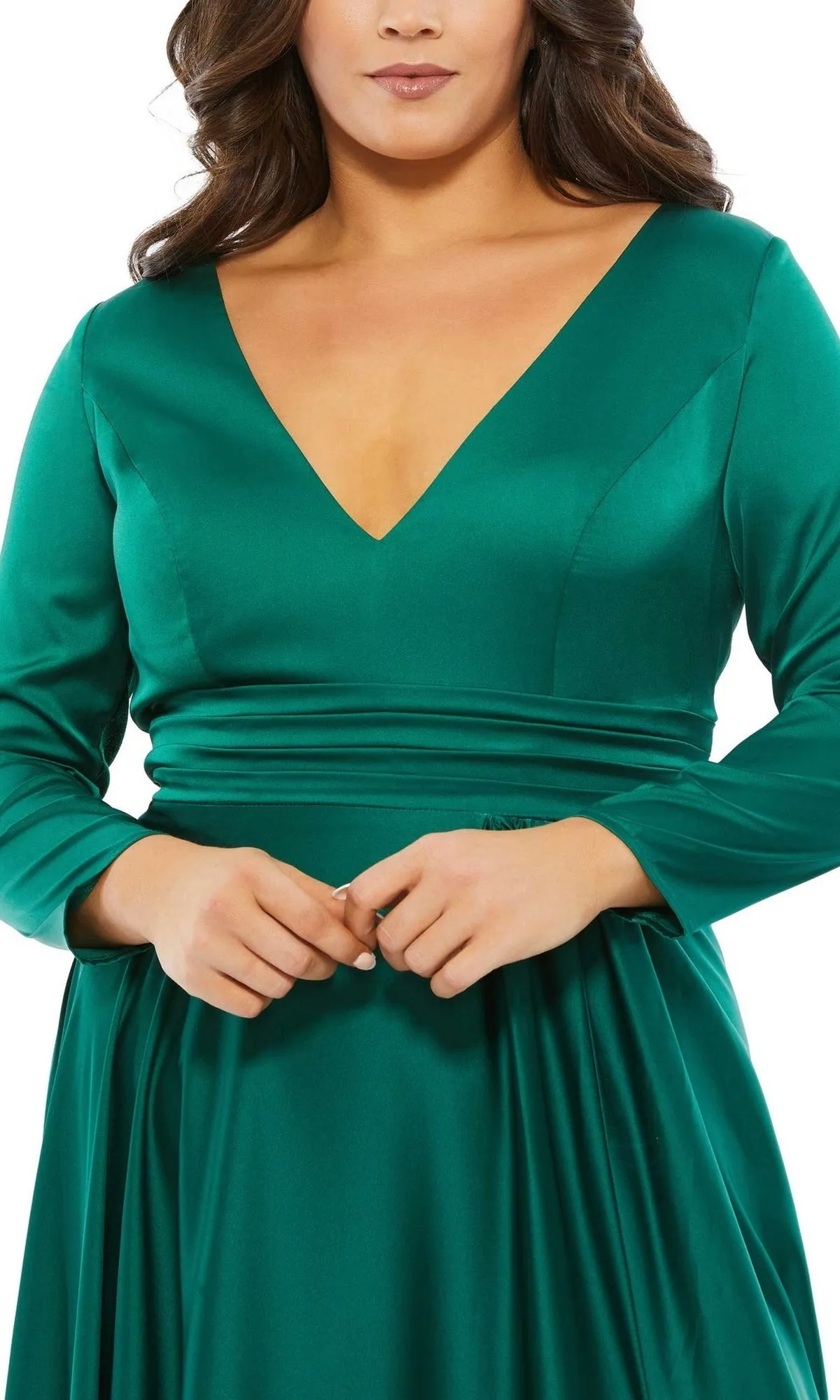 Long Plus-Size Prom Dress 55290 by Mac Duggal sold by PromGirl product image thumbnail 5