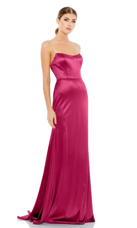 Hot Pink Long Prom Dress with Sweep Train 12428 sold by PromGirl