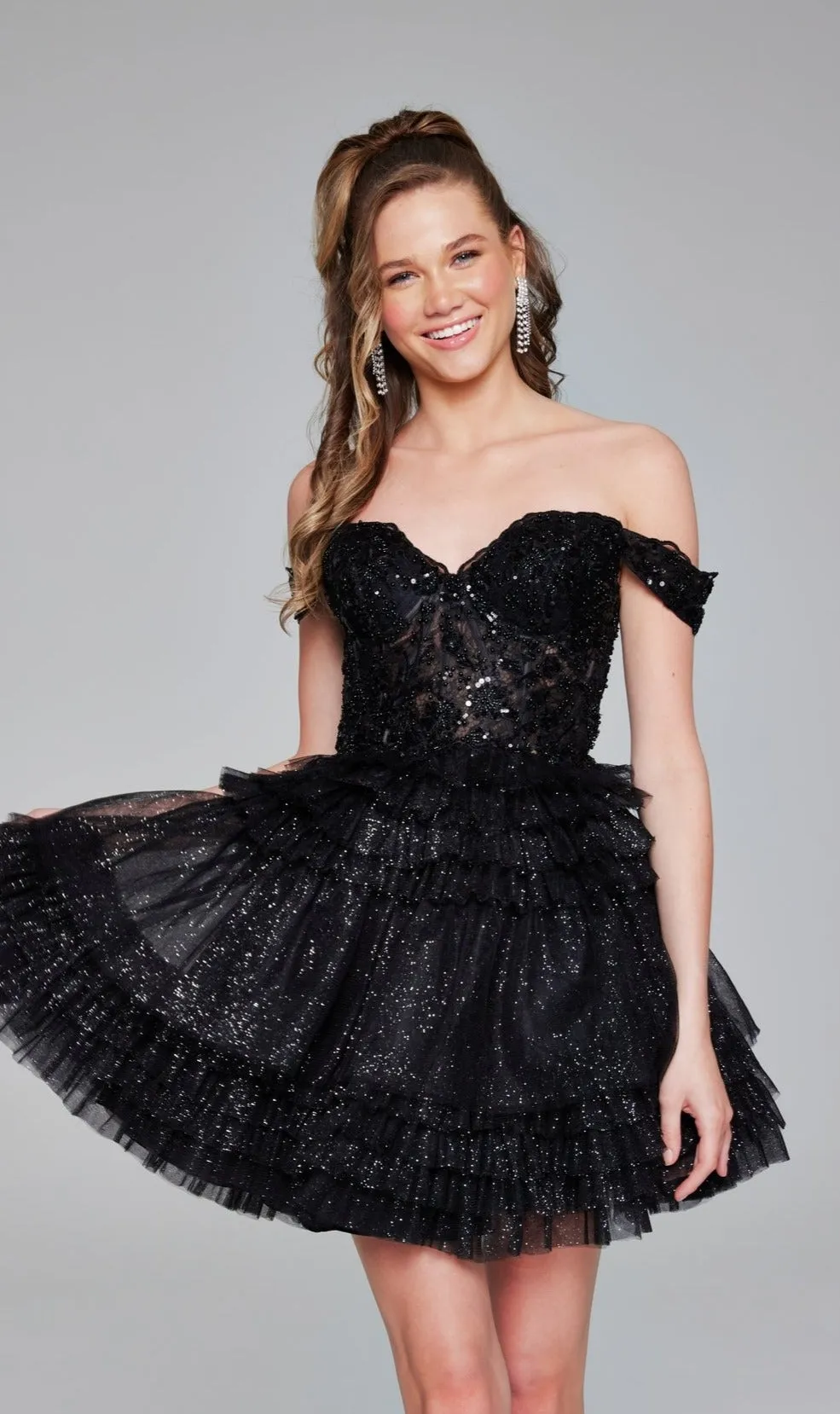 Short Homecoming Dress 40612 by Jovani sold by PromGirl