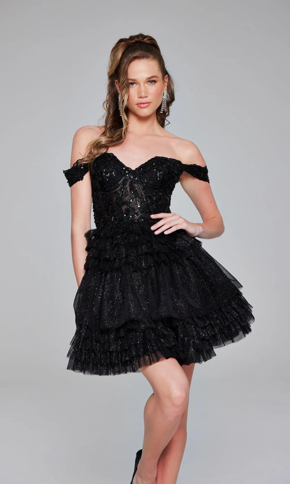 Short Homecoming Dress 40612 by Jovani sold by PromGirl product image thumbnail 4