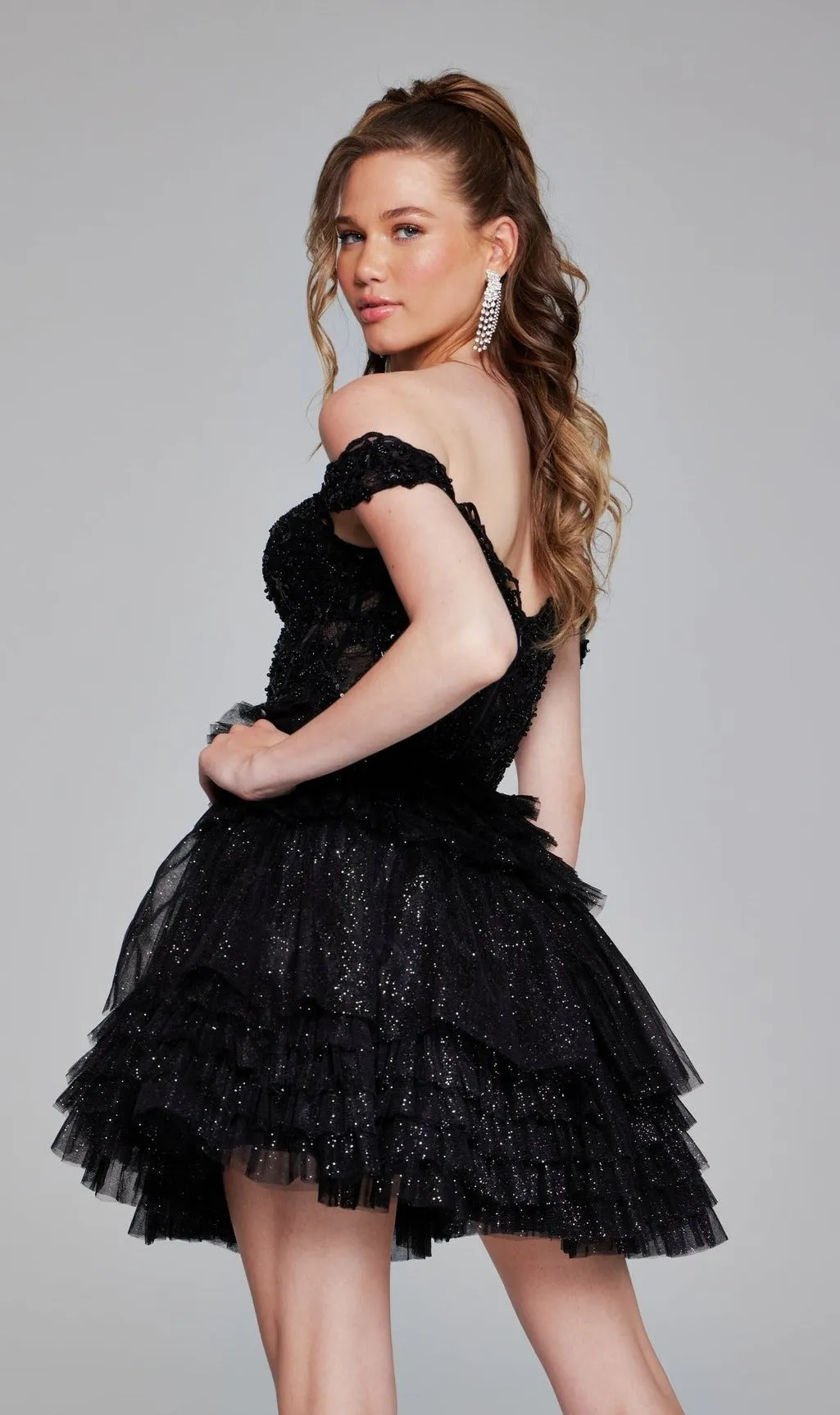 Short Homecoming Dress 40612 by Jovani sold by PromGirl product image thumbnail 2