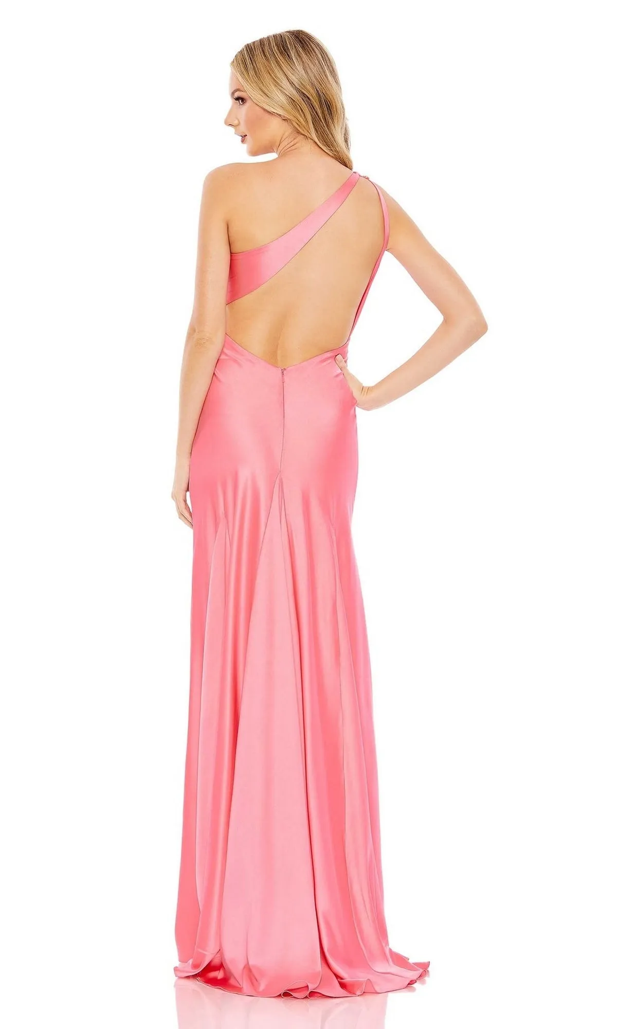 Mac Duggal Backless Charmeuse Formal Dress 680461 sold by PromGirl product image thumbnail 2